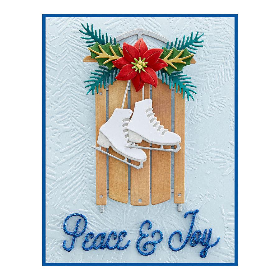 Spellbinders - Celebrate the Season Collection - Dies - Winter Welcome Sled-ScrapbookPal
