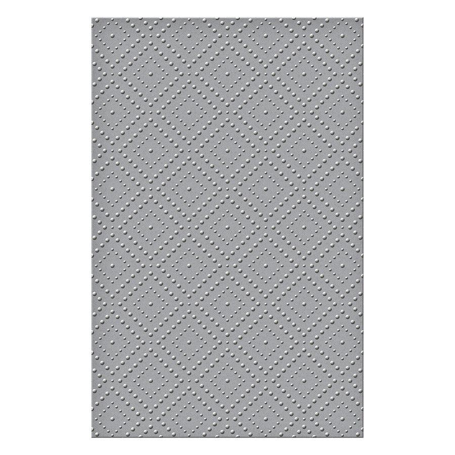Spellbinders - Celebrate the Season Collection - Embossing Folder - Dazzling Dots-ScrapbookPal
