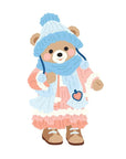 Spellbinders - Christmas Blush Collection - Dies - Bundled Up Winter Bear-ScrapbookPal