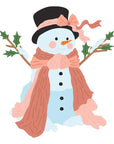 Spellbinders - Christmas Blush Collection - Dies - Sweet Snowman-ScrapbookPal