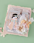 Spellbinders - Christmas Blush Collection - Dies - Sweet Snowman-ScrapbookPal