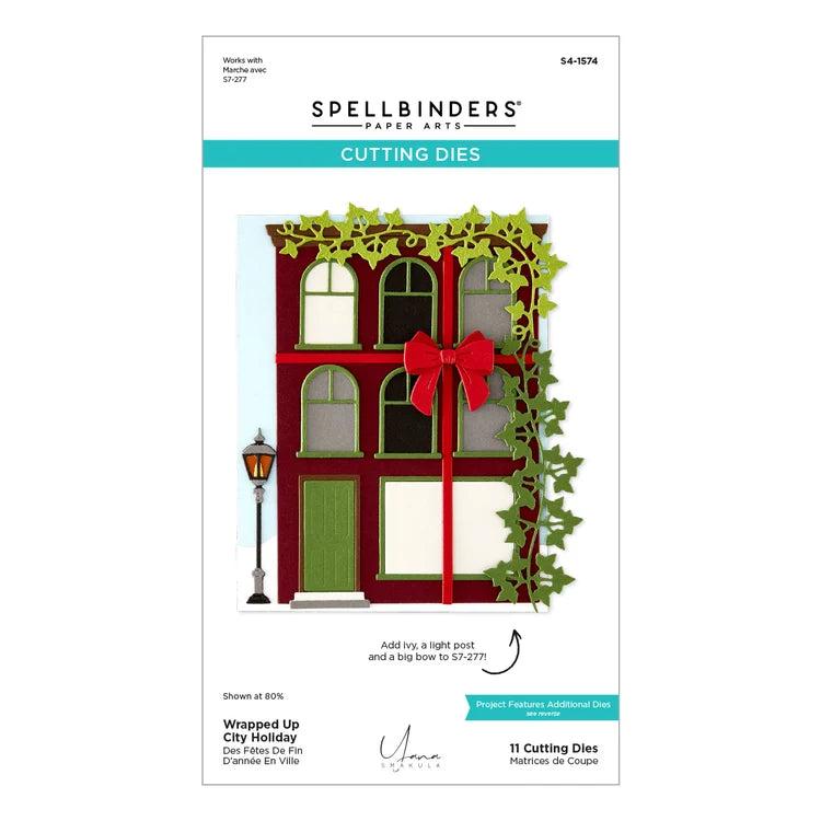 Spellbinders - Christmas City Holiday Collection - Dies - Wrapped Up City Holiday-ScrapbookPal
