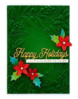Spellbinders - Christmas Collection - 3D Embossing Folder - Holiday Floral Swag-ScrapbookPal