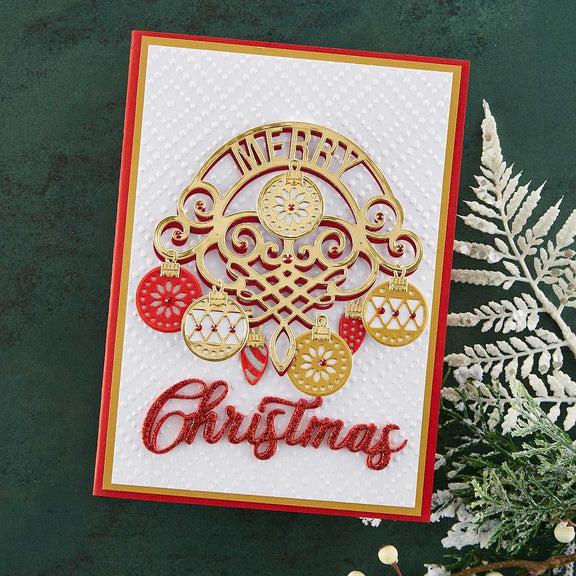 Spellbinders - Christmas Flourish Collection - Dies - Merry Flourish-ScrapbookPal