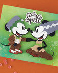 Spellbinders - Classic Mouse Costume Party Collection - Clear Stamps & Dies - Classic Mouse Trick-or-Treat Sentiments-ScrapbookPal
