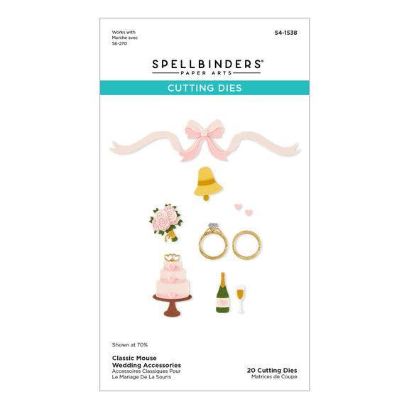 Spellbinders - Classic Mouse Wedding Collection - Dies - Classic Mouse Wedding Accessories-ScrapbookPal