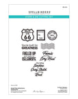 Spellbinders - Classic Road Legends 2.0 Collection - Clear Stamps & Dies - Road Trip Adventures Sentiments-ScrapbookPal
