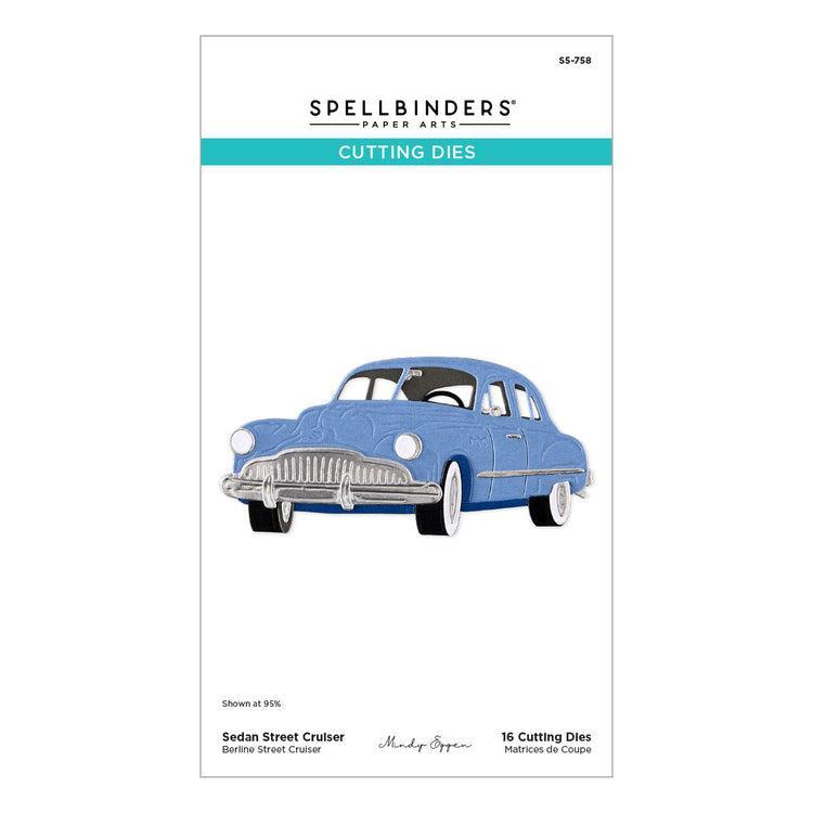 Spellbinders - Classic Road Legends 2.0 Collection - Dies - Sedan Street Cruiser-ScrapbookPal