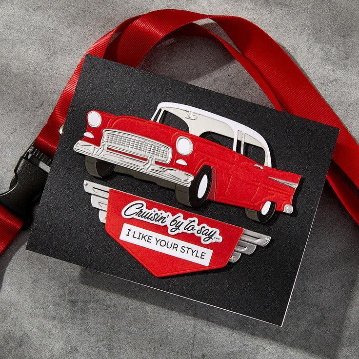 Spellbinders - Classic Road Legends Collection - Dies - Speedometer-ScrapbookPal