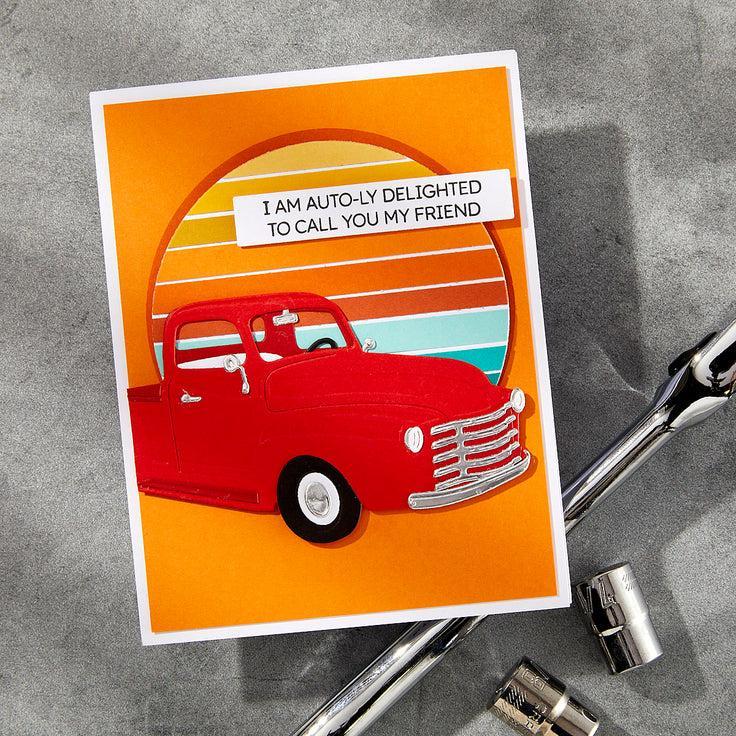 Spellbinders - Classic Road Legends Collection - Dies - Timeless Truck-ScrapbookPal