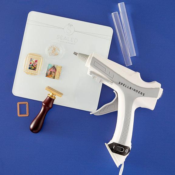 Spellbinders - Clear Seal Maker Tool Collection - Clear Seal Maker Tool &amp; Glass Mat Bundle-ScrapbookPal