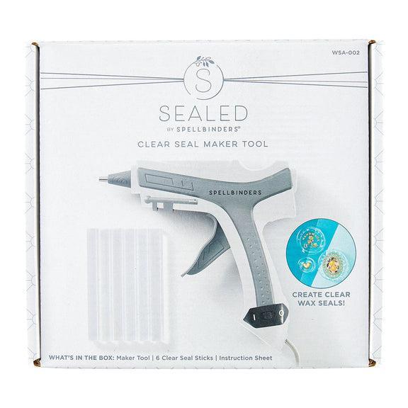Spellbinders - Clear Seal Maker Tool Collection - Clear Seal Maker Tool &amp; Glass Mat Bundle-ScrapbookPal