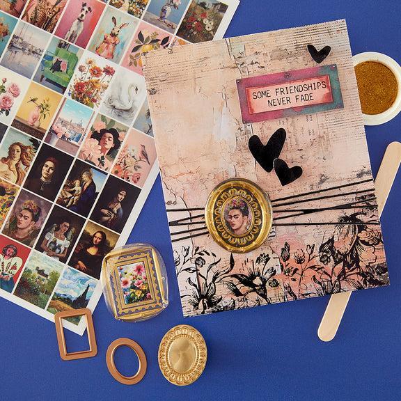Spellbinders - Clear Seal Maker Tool Collection - Rub-On Sheets - Little Works of Art-ScrapbookPal
