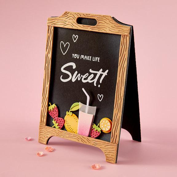 Spellbinders - Clear Stamps &amp; Dies - Pink Lemonade-ScrapbookPal