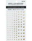 Spellbinders - Color Essentials Gems - Gold Mix-ScrapbookPal