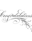 Spellbinders - Copperplate Everyday Sentiments Collection - Press Plate - Copperplate Congratulations-ScrapbookPal