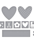 Spellbinders - Crafty Babe Collection - Dies - Labels & Icons-ScrapbookPal