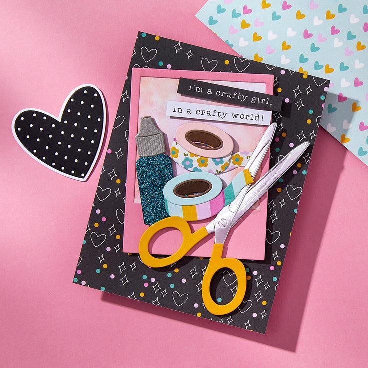 Spellbinders - Crafty Babe Collection - Dies - Labels &amp; Icons-ScrapbookPal