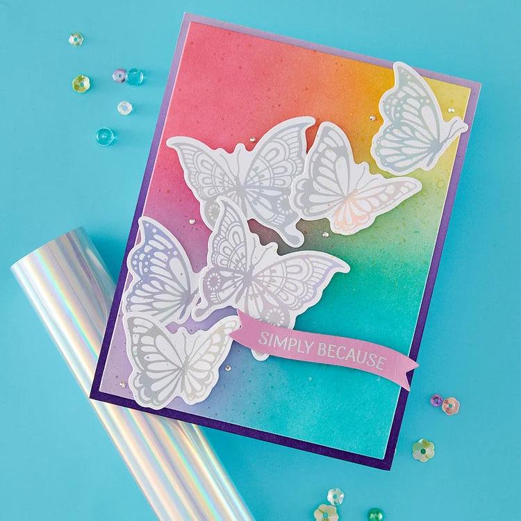 Spellbinders - Create Your Way Everyday Collection - Letterpress + Foil Plate &amp; Dies - Signature Sentiments-ScrapbookPal