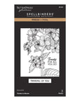 Spellbinders - Create Your Way Everyday Collection - Letterpress + Foil Plate - Thanks in Bloom-ScrapbookPal