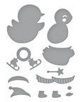 Spellbinders - Dancin' Christmas Collection - Dies - Dancin' Penguin-ScrapbookPal