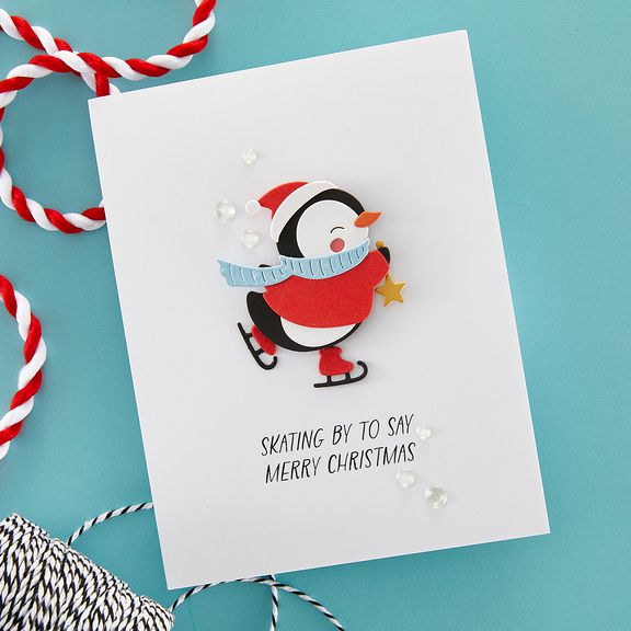 Spellbinders - Dancin' Christmas Collection - Dies - Dancin' Penguin-ScrapbookPal