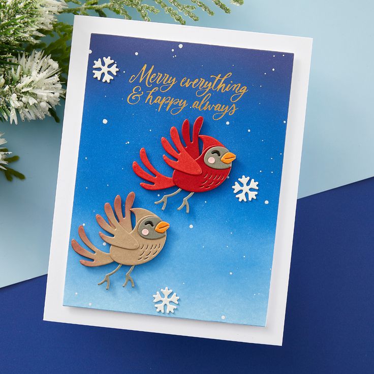 Spellbinders - Dancin' Christmas Friends Collection - Dies - Conrad Cardinal-ScrapbookPal