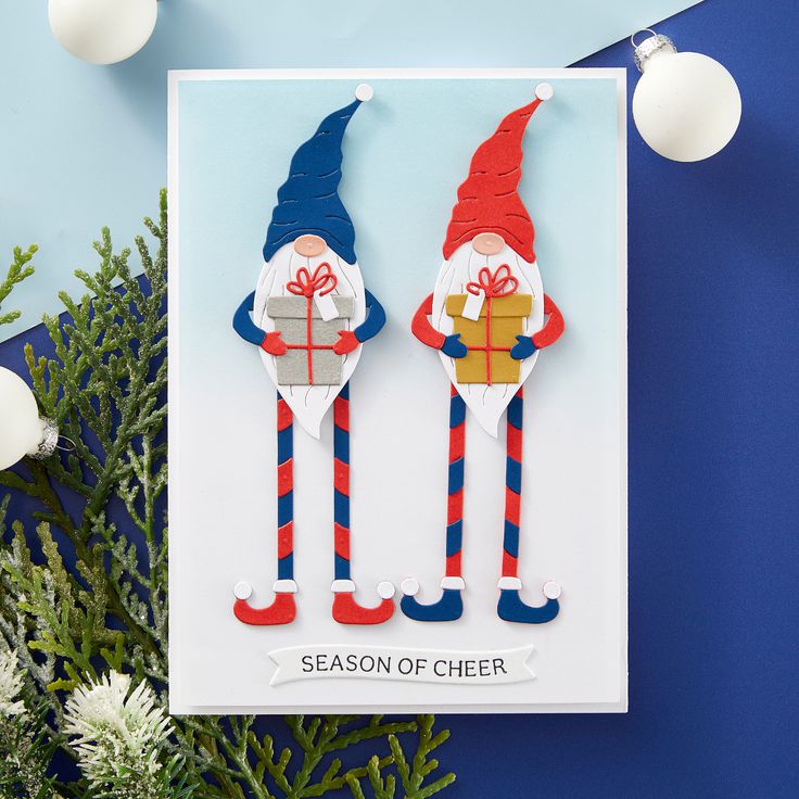 Spellbinders - Dancin' Christmas Friends Collection - Dies - Dancin' Gnome-ScrapbookPal