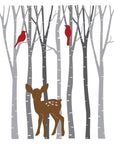 Spellbinders - Dancin' Christmas Friends Collection - Registration Press Plates & Dies - Birch Trees-ScrapbookPal