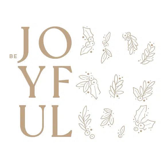 Spellbinders - De-Light-Ful Christmas Collection - Glimmer Hot Foil Plate - Joyful-ScrapbookPal