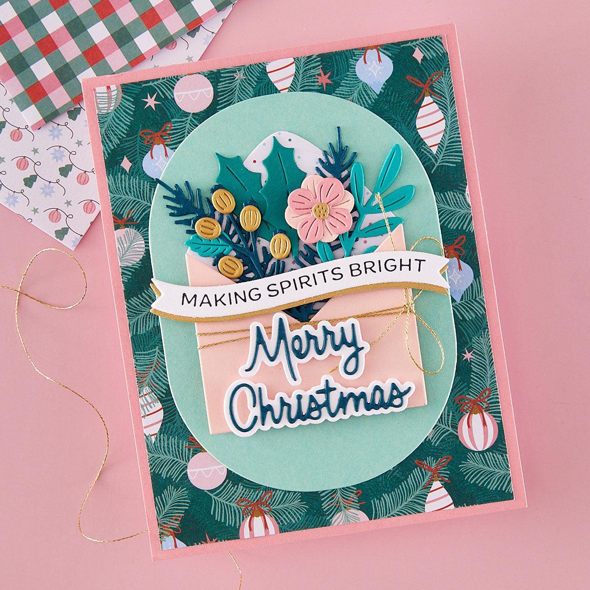 Spellbinders - Dear Santa Collection - Dies - Merry Greetings-ScrapbookPal
