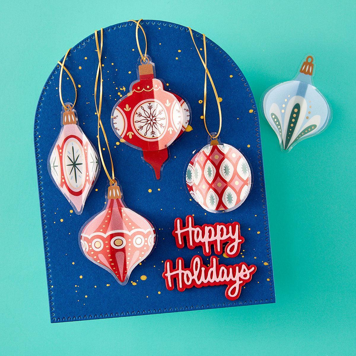 Spellbinders - Dear Santa Collection - Dies - Merry Greetings-ScrapbookPal