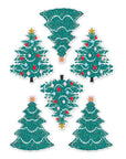 Spellbinders - Dear Santa Collection - Dimensional Stickers - Christmas Trees-ScrapbookPal