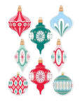 Spellbinders - Dear Santa Collection - Dimensional Stickers - Ornaments-ScrapbookPal