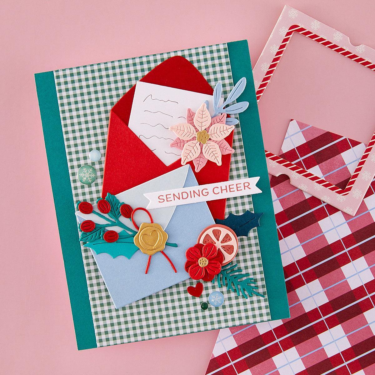 Spellbinders - Dear Santa Collection - Paper Pack - Dear Santa - 6" x 6"-ScrapbookPal
