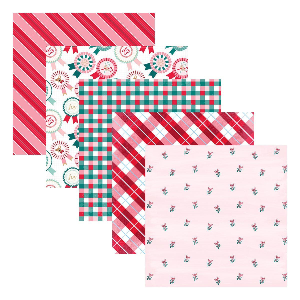 Spellbinders - Dear Santa Collection - Paper Pack - Dear Santa - 6" x 6"-ScrapbookPal