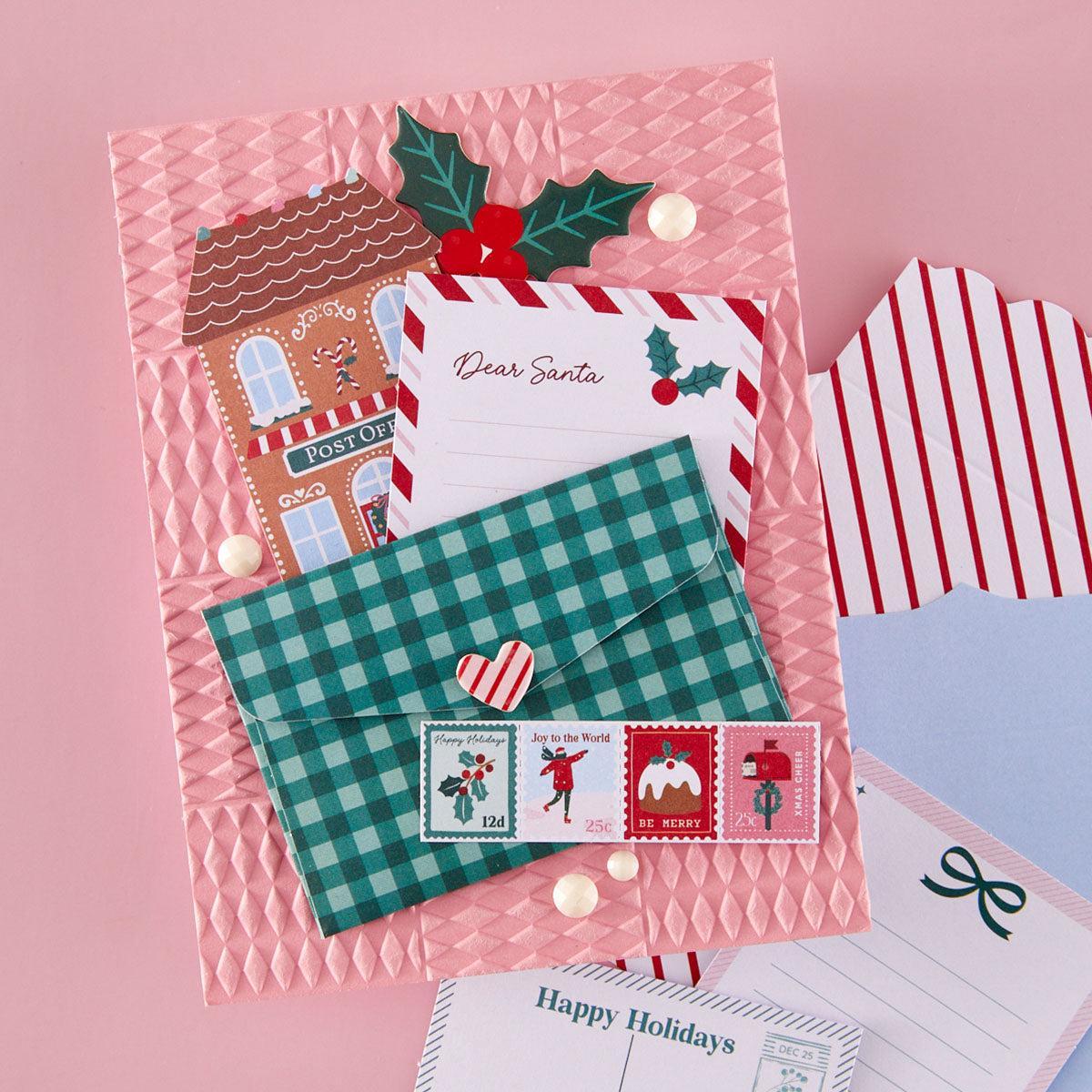 Spellbinders - Dear Santa Collection - Washi Tape - Postage Stamp-ScrapbookPal