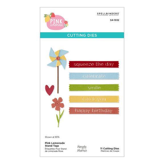 Spellbinders - Dies - Pink Lemonade Stand Tags-ScrapbookPal