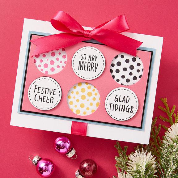 Spellbinders - Essential Holiday Collection - Press Plates - Holiday Backgrounds Panels-ScrapbookPal