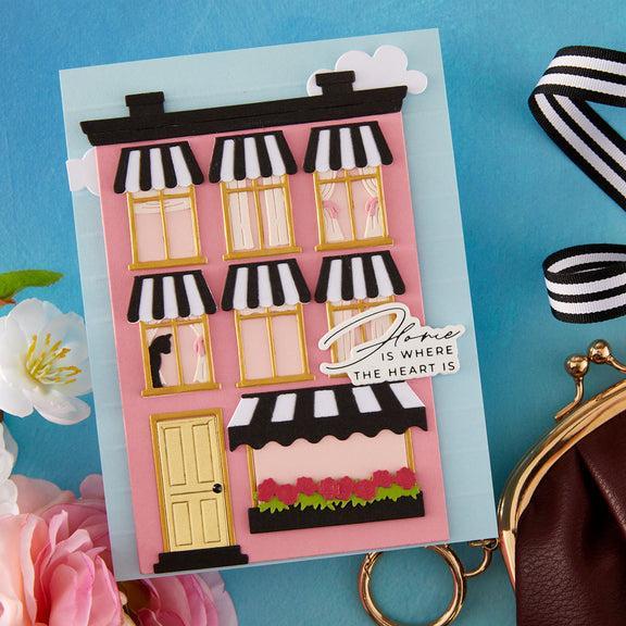 Spellbinders - Everyday City Holiday Collection - Dies - Everyday Awnings-ScrapbookPal