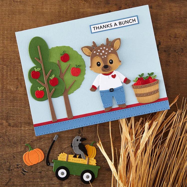 Spellbinders - Fall Adventures Collection - Clear Stamps - All About Fall-ScrapbookPal