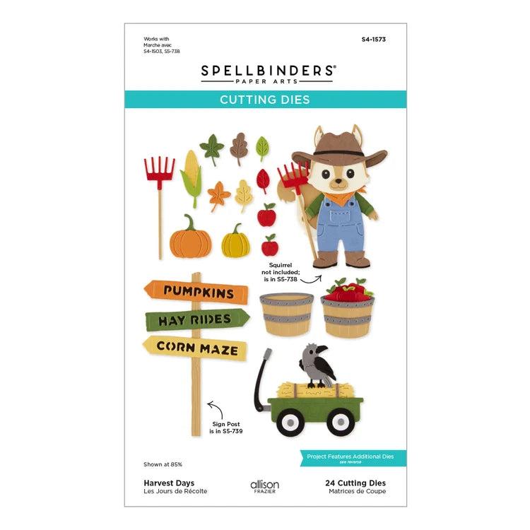 Spellbinders - Fall Adventures Collection - Dies - Harvest Days-ScrapbookPal