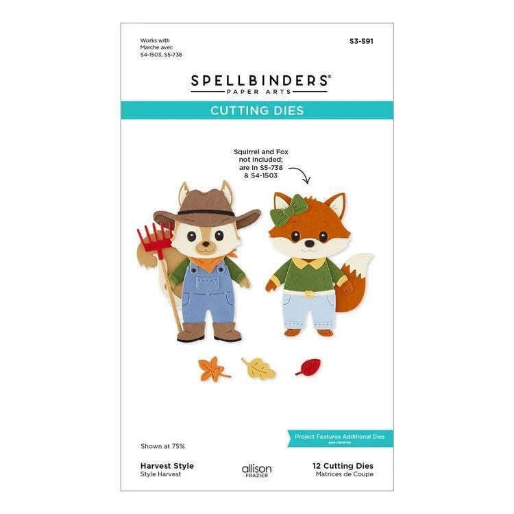 Spellbinders - Fall Adventures Collection - Dies - Harvest Style-ScrapbookPal