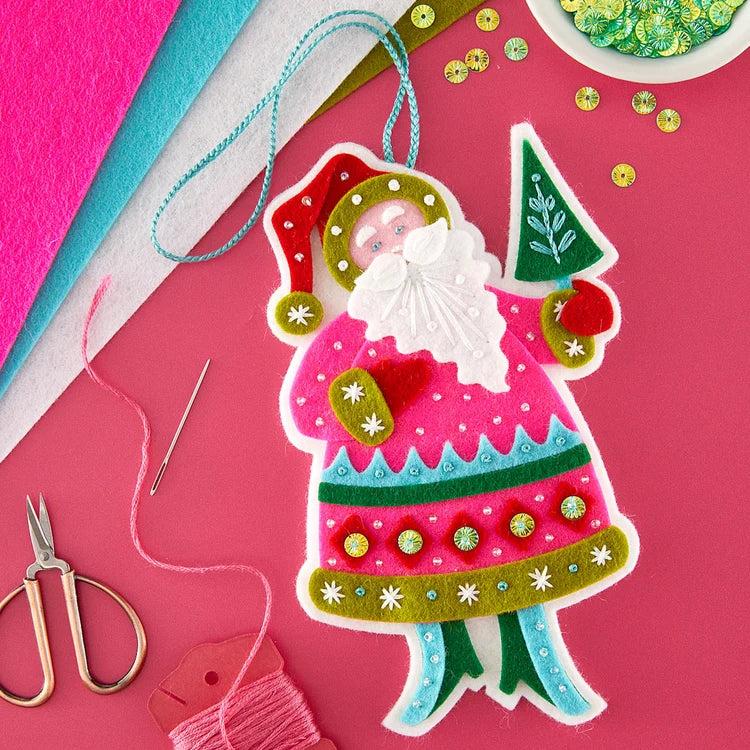 Spellbinders - Festive Felt Christmas Collection - Dies - Festive Santa-ScrapbookPal