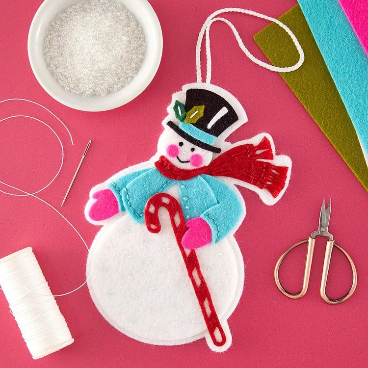 Spellbinders - Festive Felt Christmas Collection - Dies - Festive Snowman-ScrapbookPal