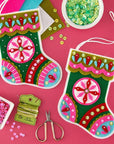Spellbinders - Festive Felt Christmas Collection - Dies - Festive Stocking-ScrapbookPal