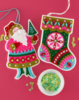 Spellbinders - Festive Felt Christmas Collection - Dies - Festive Stocking-ScrapbookPal