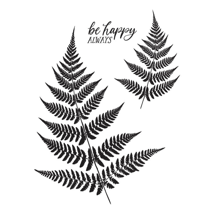Spellbinders - Field Notes Collection - Press Plates - Lush Ferns-ScrapbookPal