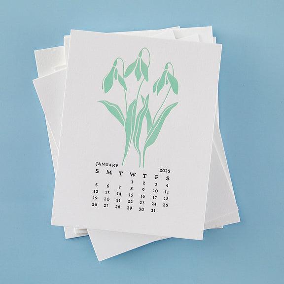 Spellbinders - Florals Through the Year Collection - Press Plates - January Snowdrop-ScrapbookPal