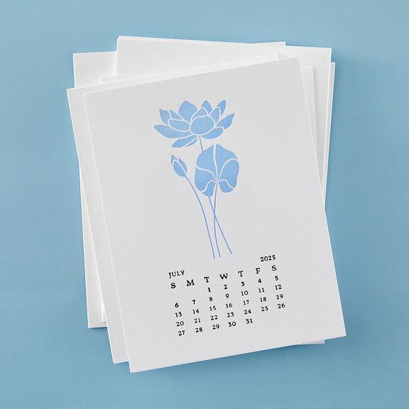 Spellbinders - Florals Through the Year Collection - Press Plates - July Water Lily-ScrapbookPal